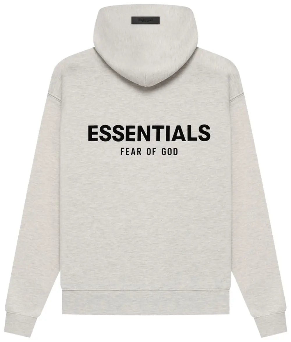 Small Fear of God Essentials Hoodie 'Light Oatmeal'