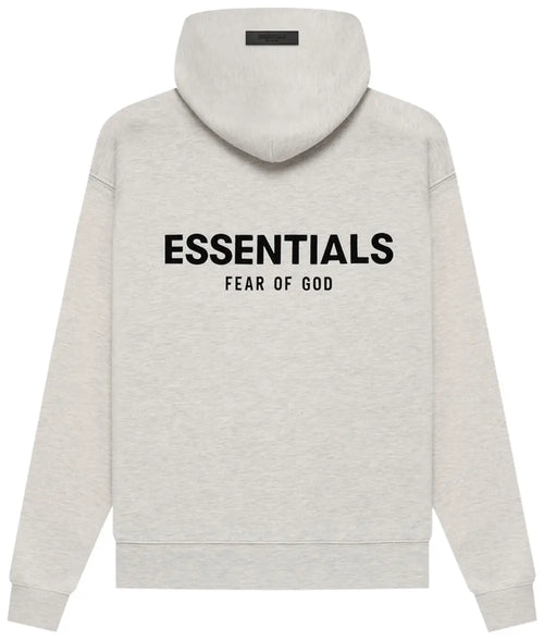 Small Fear of God Essentials Hoodie 'Light Oatmeal'